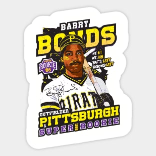 Barry Bonds Pittsburg vintage style T-shirt Sticker